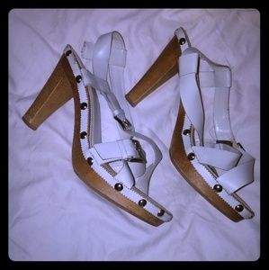 Franco Sarto wood-block heels